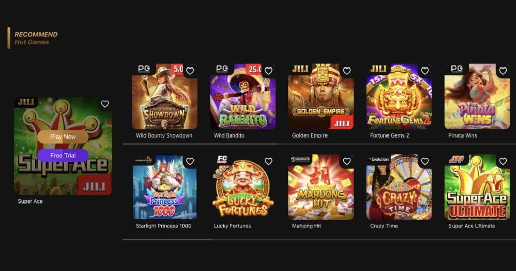 TripleWin888 Casino Lobby