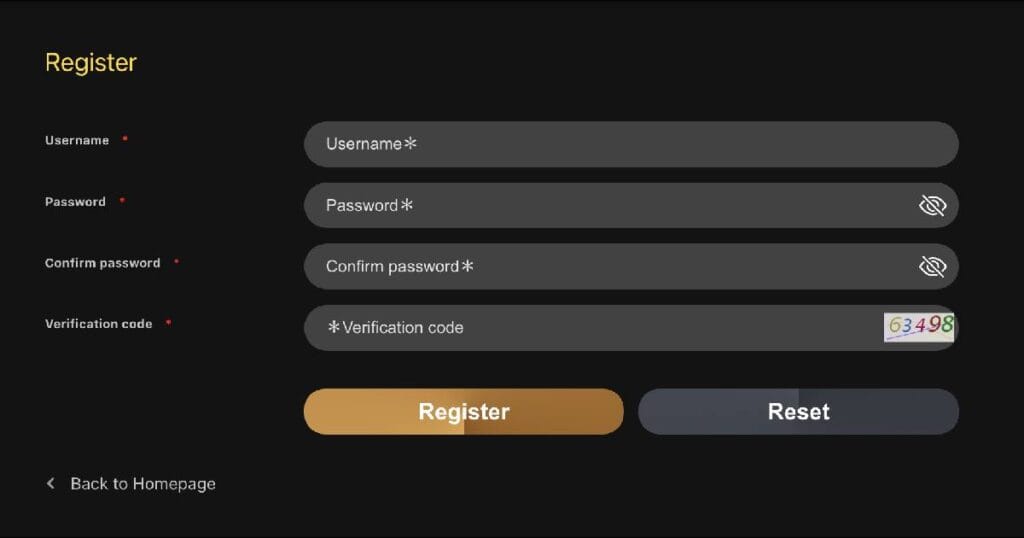 TripleWin888 Register Page